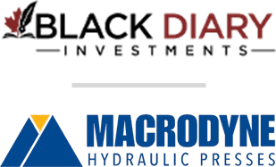 BlackDiary and Macrodyne Stacked Logos
